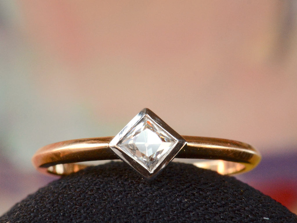 EB 0.31ct French Cut Diamond Engagement Ring