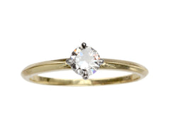 EB 0.32ct Old Cut Diamond Engagement Ring