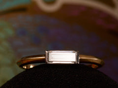 EB 0.35ct Rectangular Diamond Baguette Ring