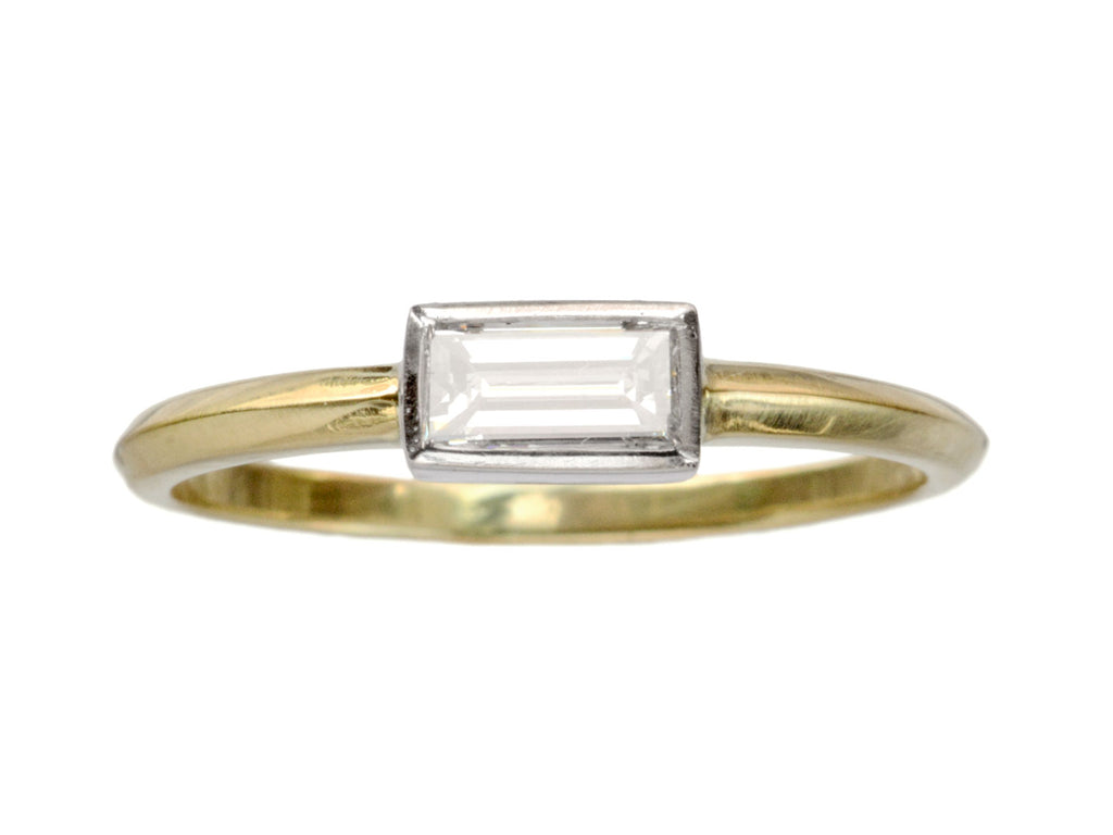 EB 0.37ct Rectangular Ring (on white background)