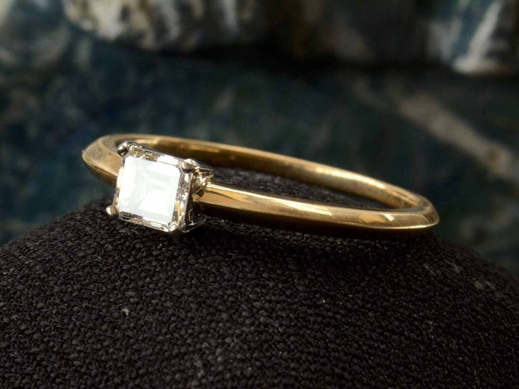 EB East-West 0.40ct Emerald Cut Diamond Engagement Ring
