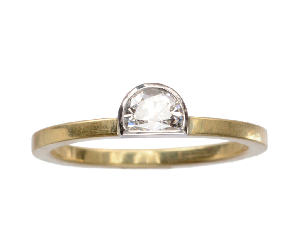 EB 0.40ct Half Moon Ring (on white background)