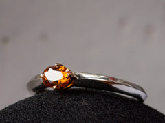 EB 0.40ct Orange Diamond Engagement Ring