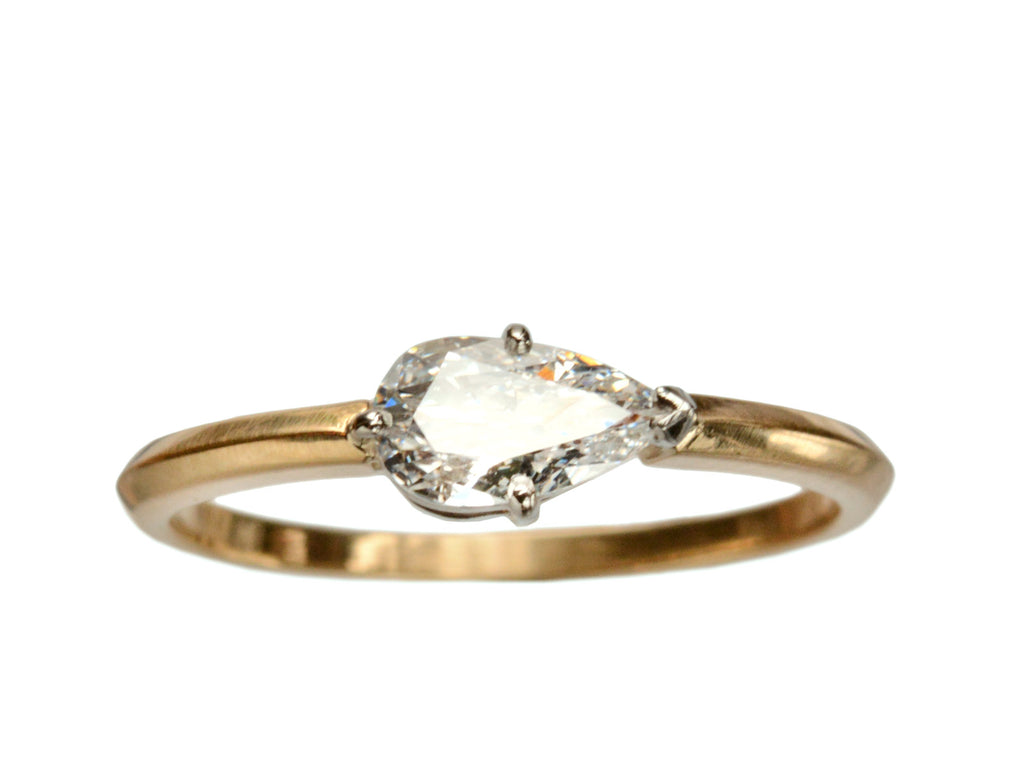 EB 0.41ct Pear Cut Diamond (on white background)