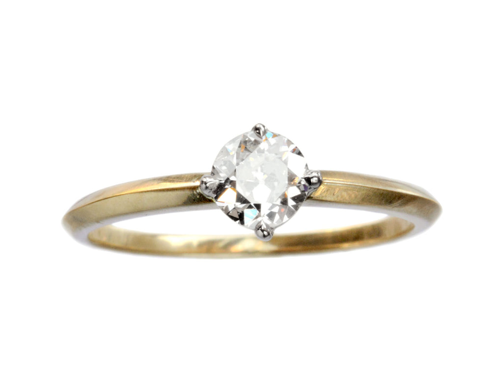 EB 0.43ct Old Cut Diamond Engagement Ring