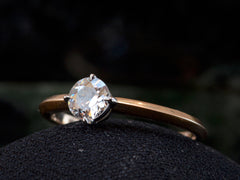 EB 0.43ct Old Cut Diamond Engagement Ring