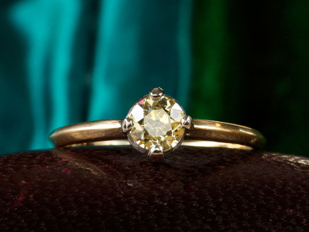 EB 0.43ct Yellow Diamond Ring