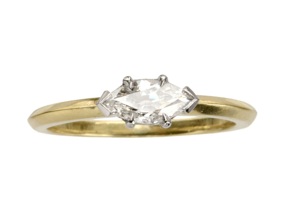EB 0.45ct Marquise Diamond Ring (on white background)