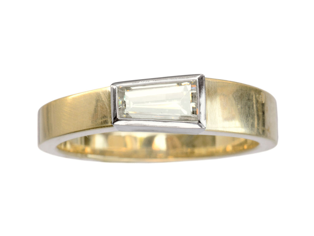 EB 0.45ct Tapered Diamond Ring (on white background)