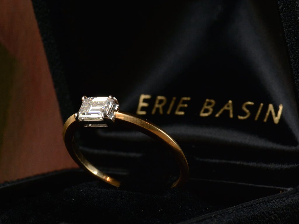 EB 0.46ct Emerald Cut Diamond Ring