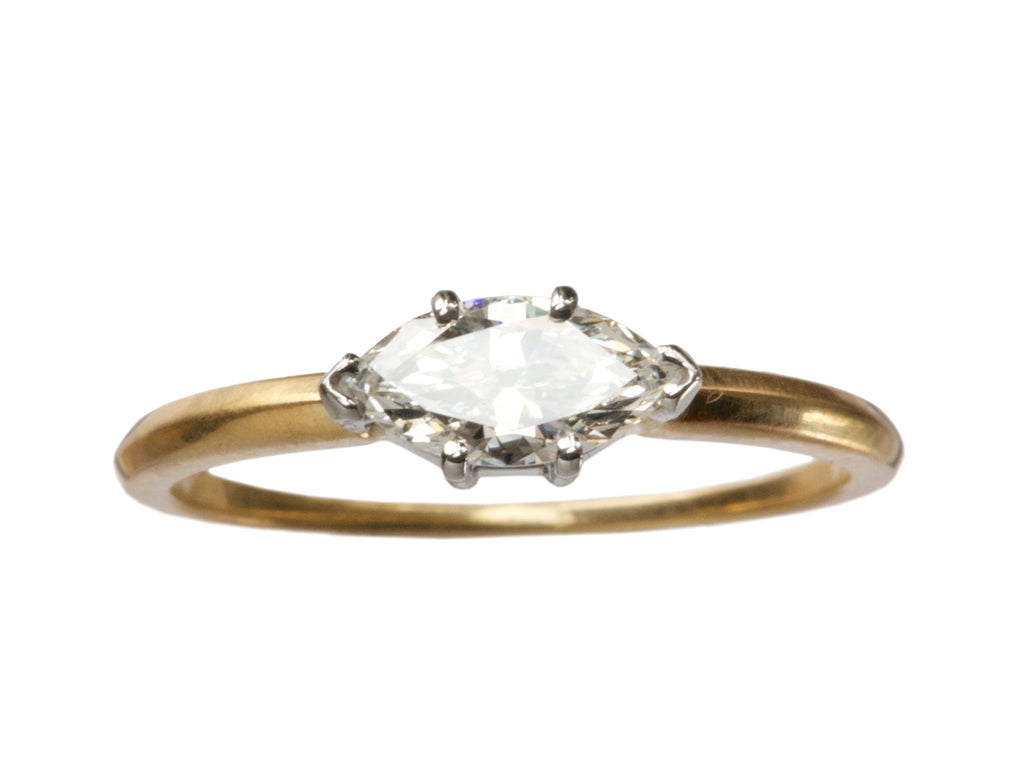 EB 0.47ct Marquise Diamond Ring (on white background)