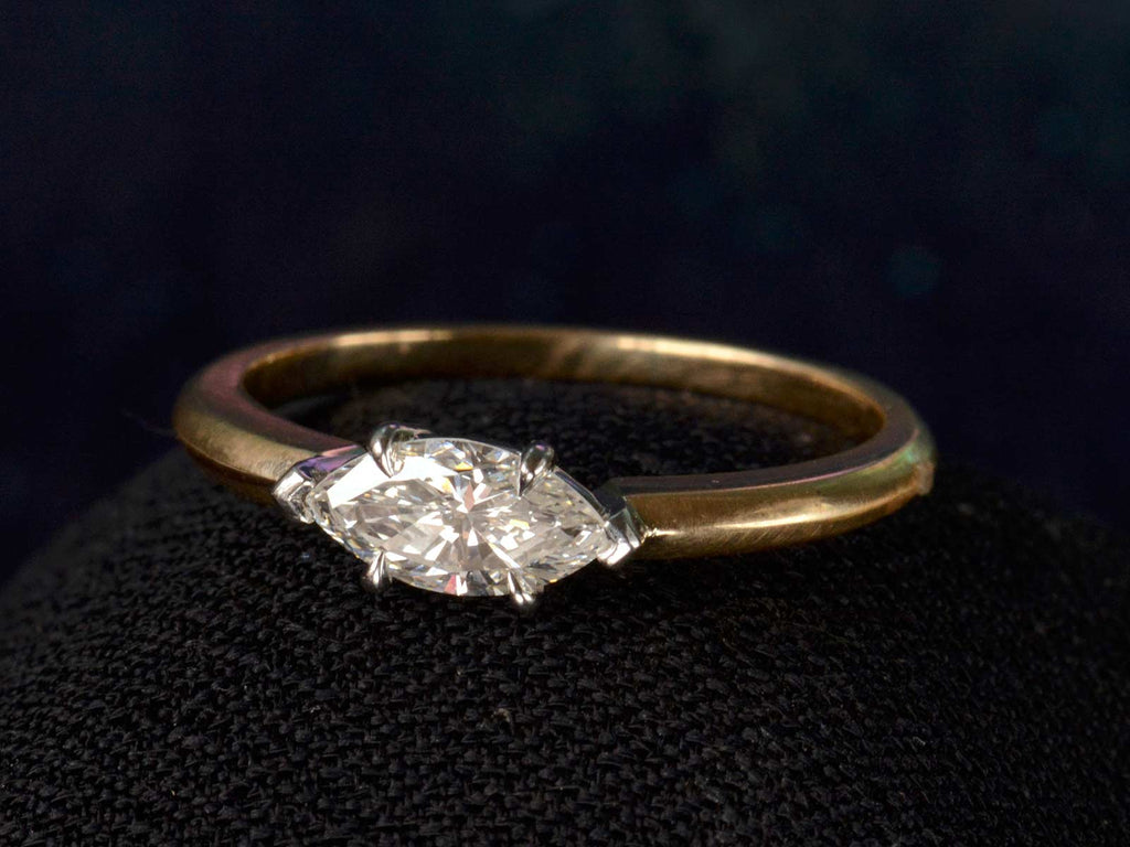 EB .48ct Marquise Diamond Ring (side view)