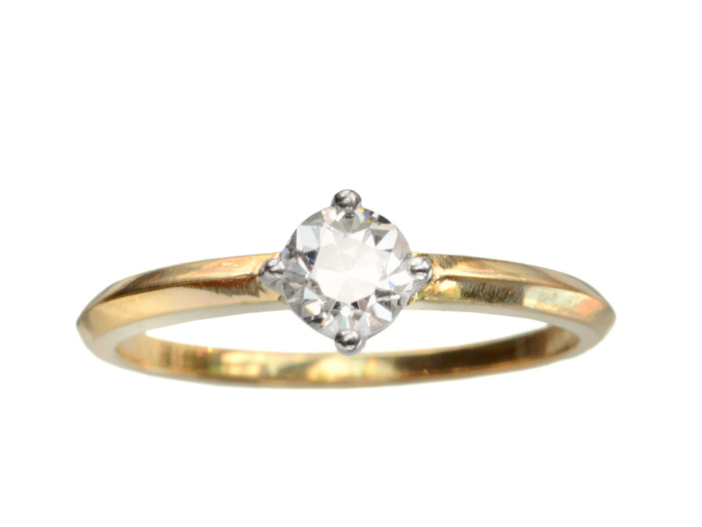 EB 0.49ct European Cut Ring (on white background)