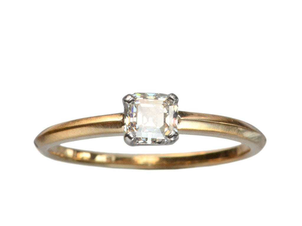 EB 0.50ct Asscher Cut Diamond (on white background)