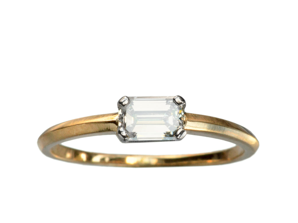 EB 0.50ct Emerald Cut Diamond (on white background)