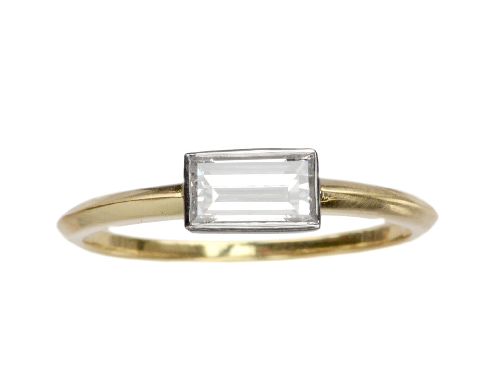 EB 0.51ct Rectangular Ring (on white background)