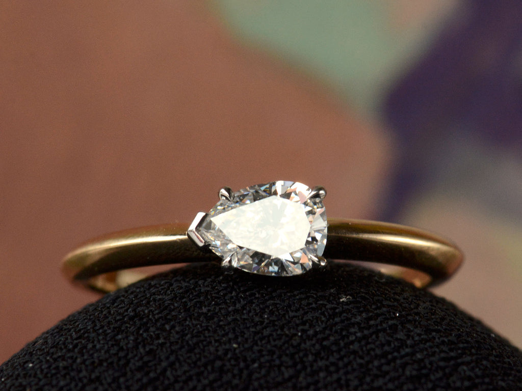 EB 0.51ct Pear Diamond Engagement Ring