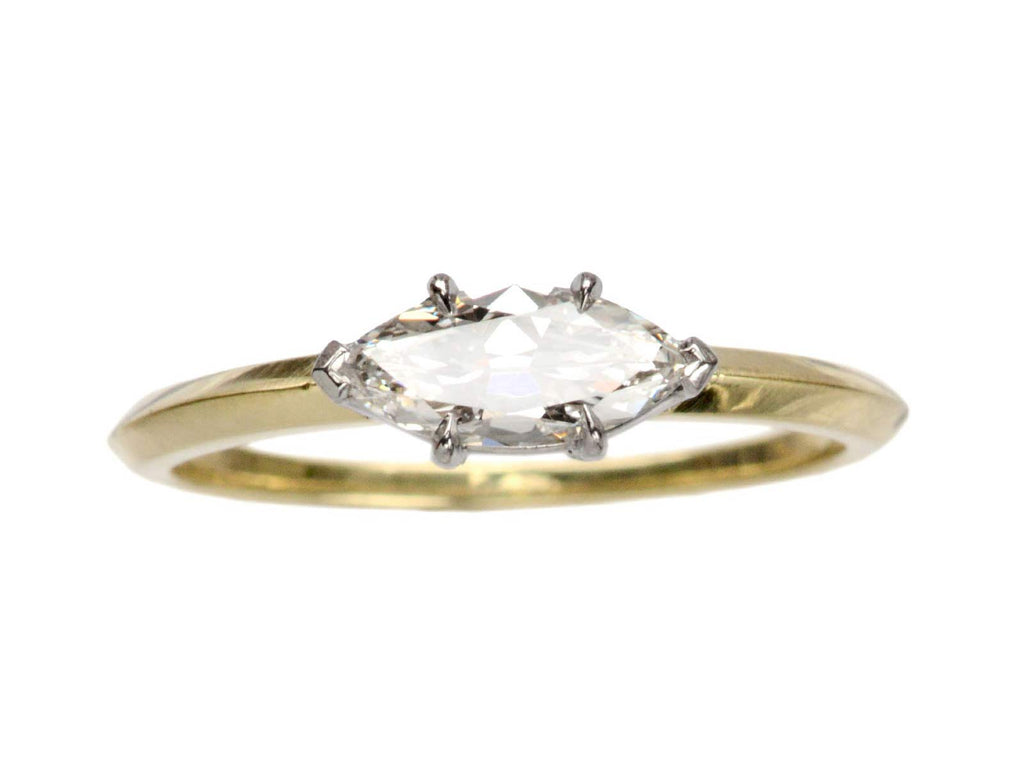 EB 0.53ct Marquise Diamond Ring (on white background)