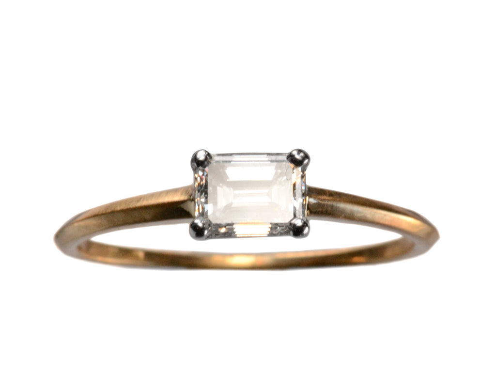 EB 0.54ct Emerald Cut Ring (on white background)