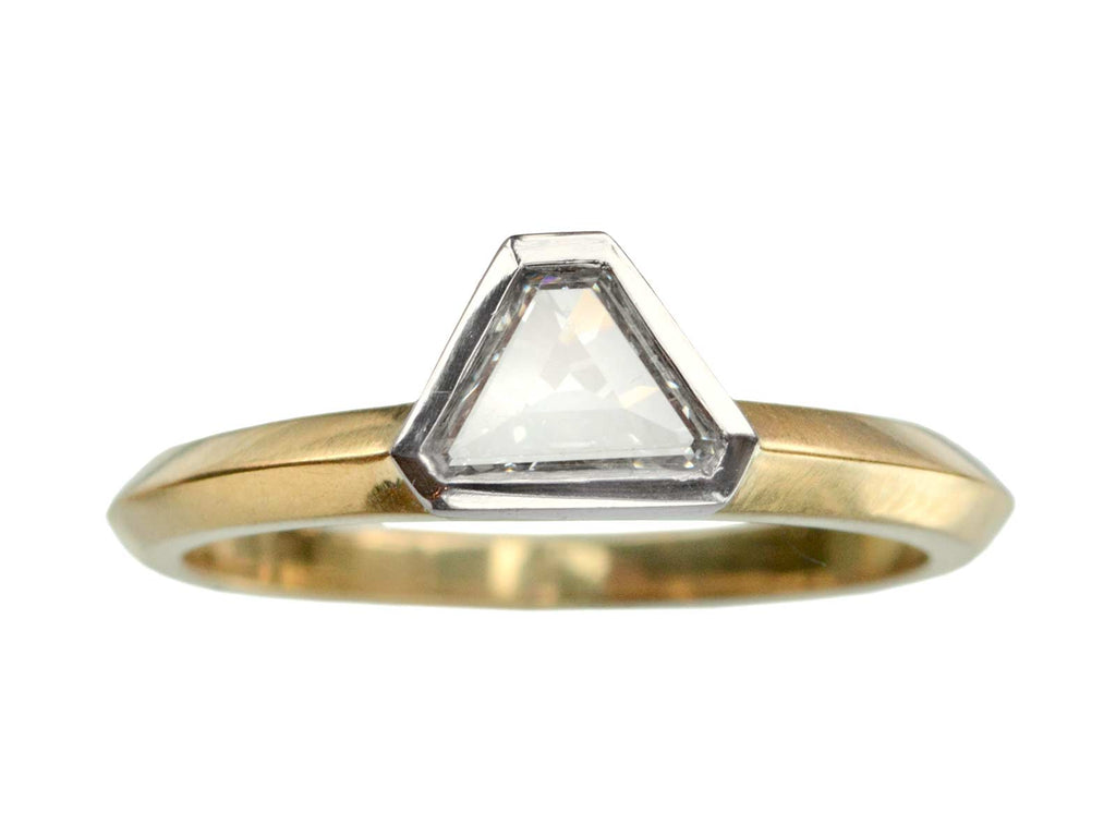 EB 0.54ct Triangular Diamond Ring (on white background)