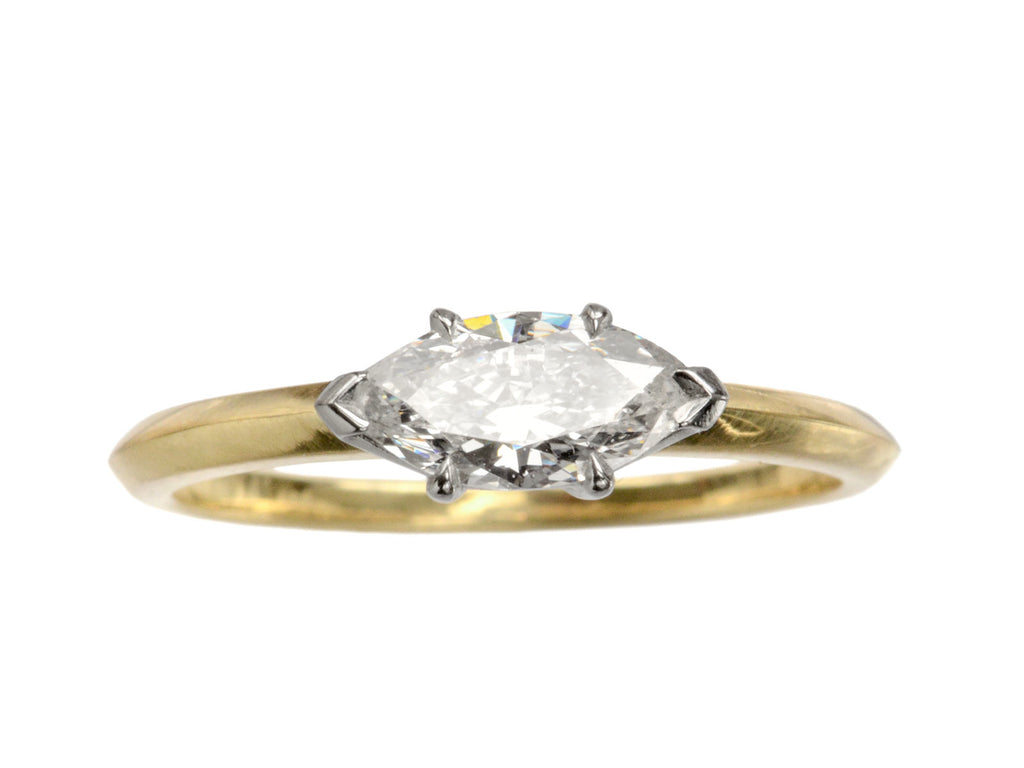 EB 0.55ct Marquise Cut Ring (on white background)
