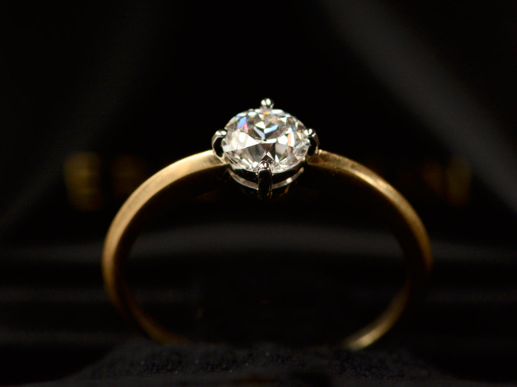 EB 0.58ct Diamond Ring (on black background)