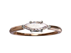 EB 0.55ct V.L. Pink Diamond Marquise Ring