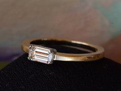 EB 0.58ct Emerald Cut Ring