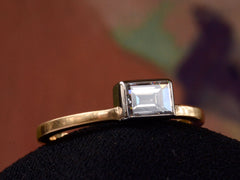 EB 0.58ct Rectangular Diamond Ring