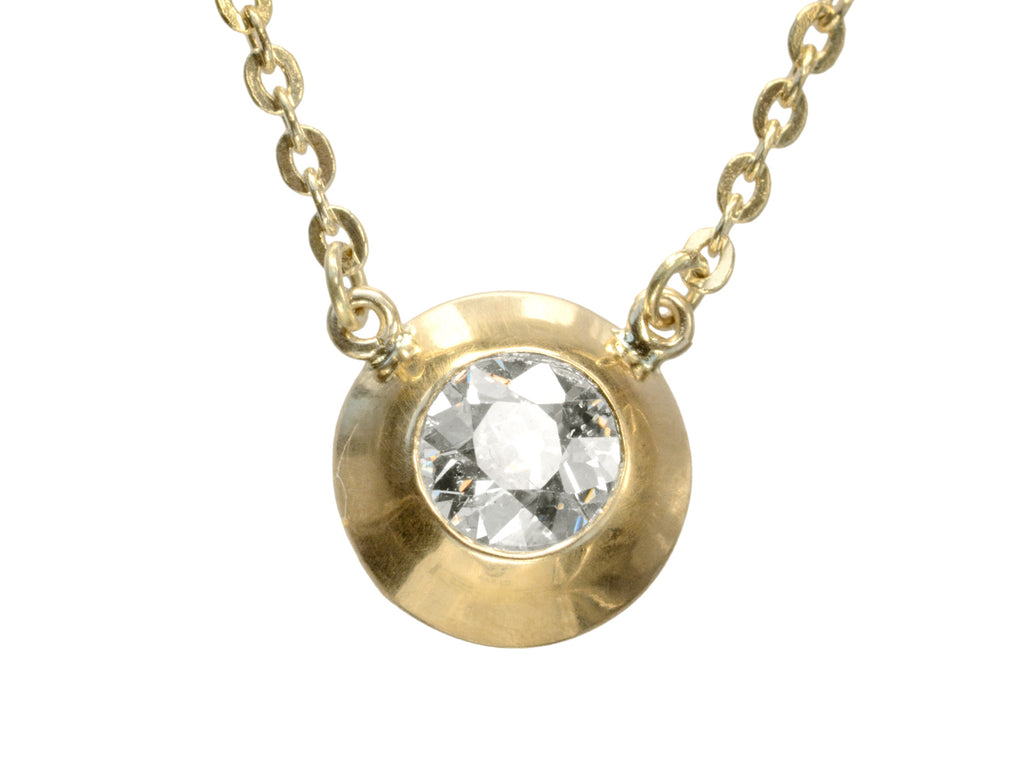 EB Modern 0.59ct Diamond Necklace (on white background)