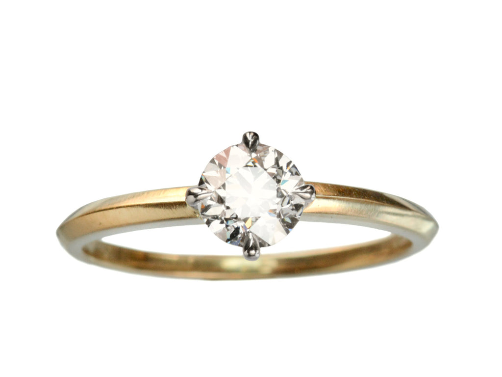 EB 0.60ct Old European Cut Diamond Solitaire Engagement Ring