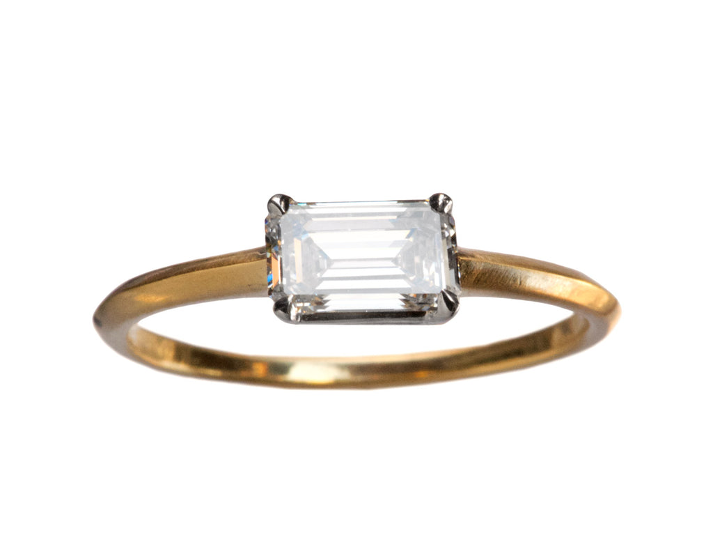 EB 0.64ct Emerald Cut Diamond (on white background)