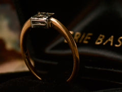 EB 0.65ct Bent-Top Diamond Ring