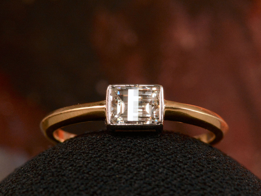 EB 0.65ct Bent-Top Diamond Ring