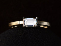 EB 0.65ct Emerald Cut Ring