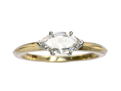 EB East-West 0.65ct Marquise Diamond Engagement Ring