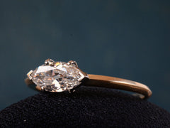 thumbnail of EB 0.65ct Marquise Ring (left side view)