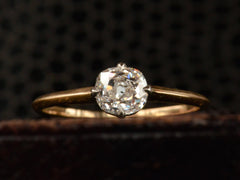 EB 0.65ct Old Mine Cut Diamond Ring