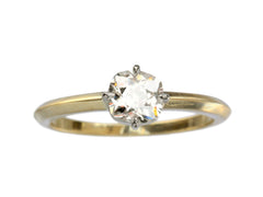 EB 0.66ct Old Mine Cut Diamond Engagement Ring
