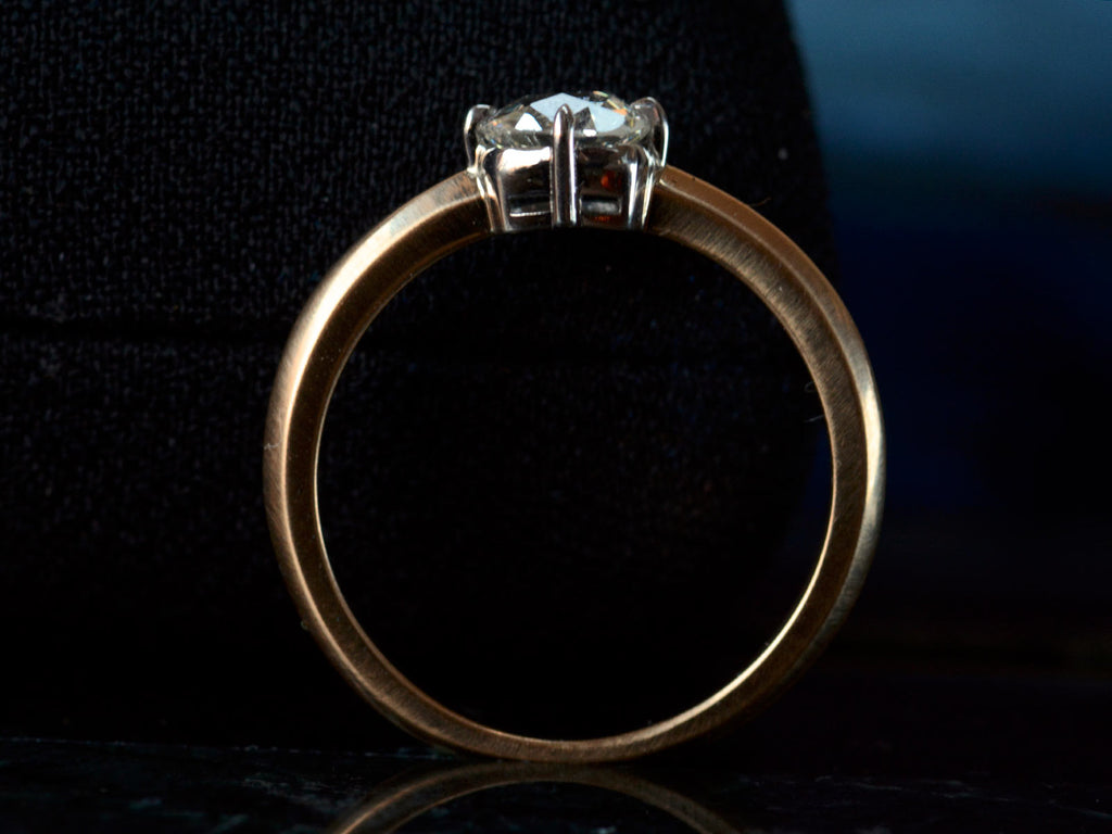 EB 0.66ct Old Mine Cut Diamond Engagement Ring