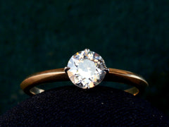 EB 0.67ct Old European Cut Diamond Engagement Ring