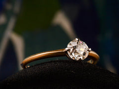 EB 0.67ct Old Mine Cut Diamond Engagement Ring