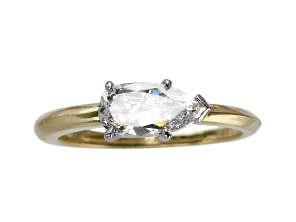 EB 0.69ct Pear Diamond Ring
