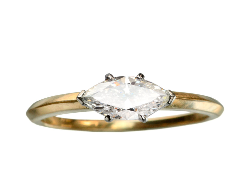 EB 0.70ct Marquise Ring (on white background)