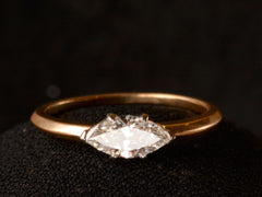 EB 0.70ct East-West Marquise Cut Diamond Engagement Ring