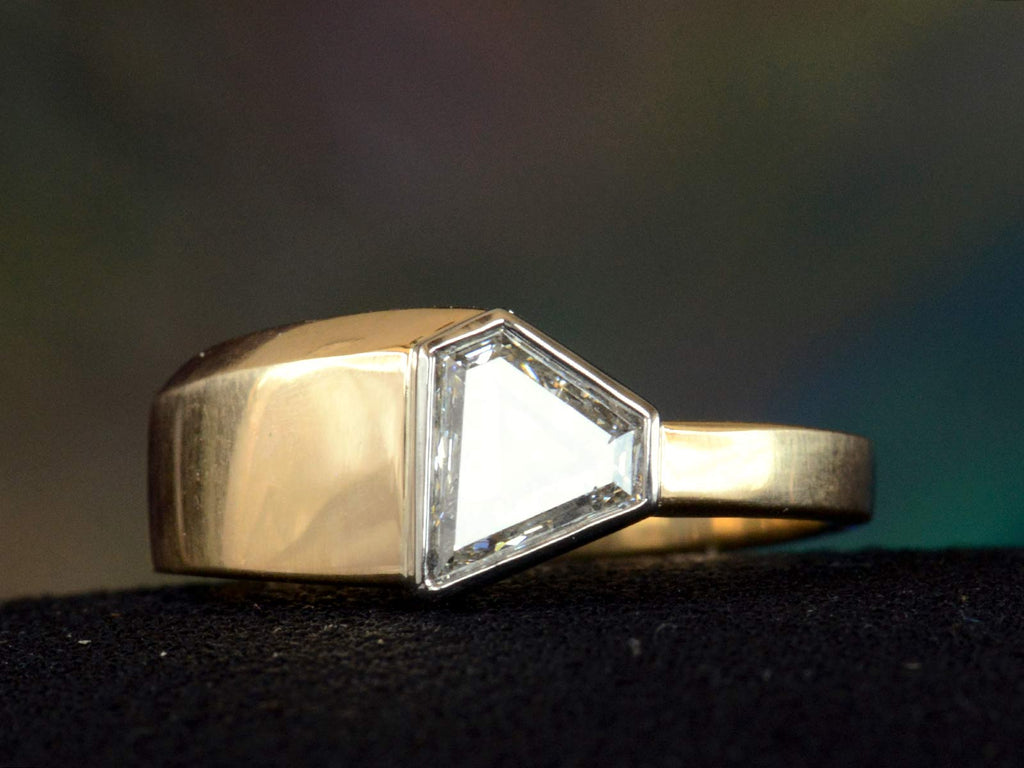 Eb Ring EB 0.70ct Shield Ring – Erie Basin