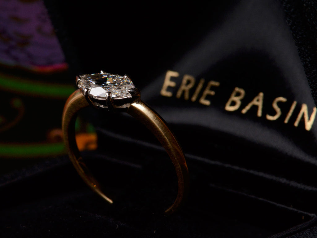 EB 0.71ct East-West Marquise Diamond Ring