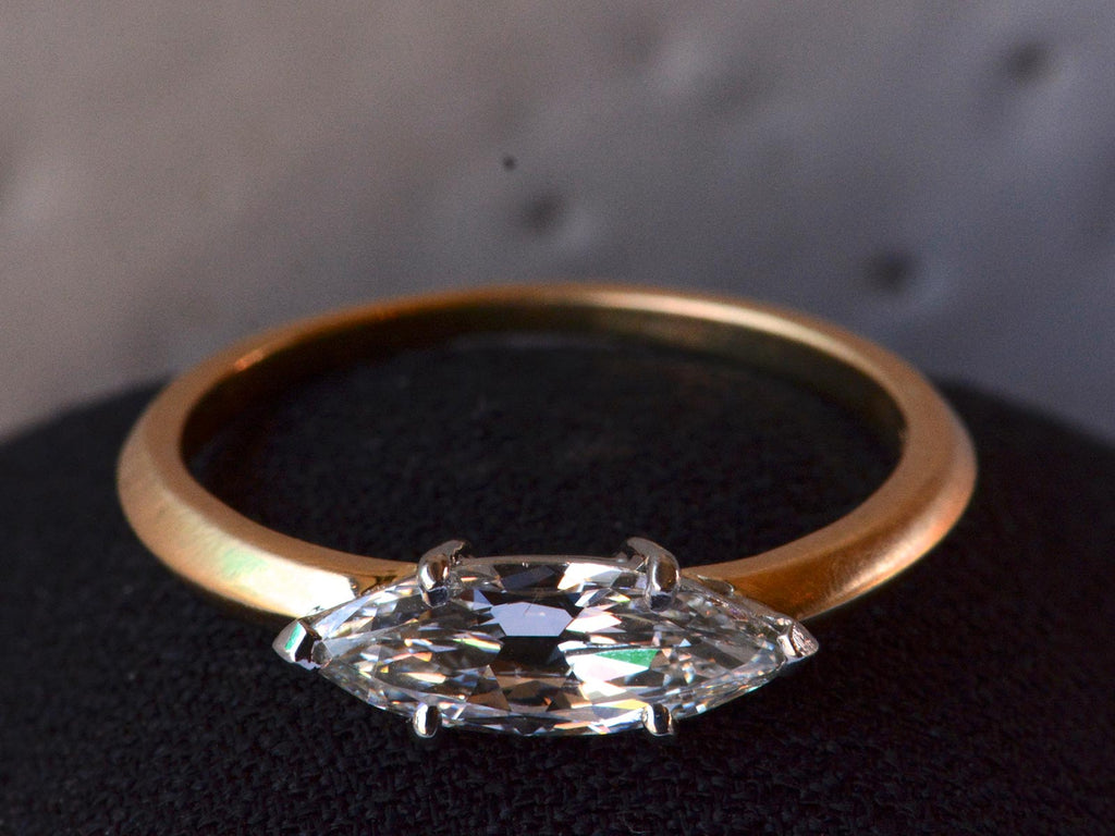 EB 0.74ct Marquise Diamond Engagement Ring