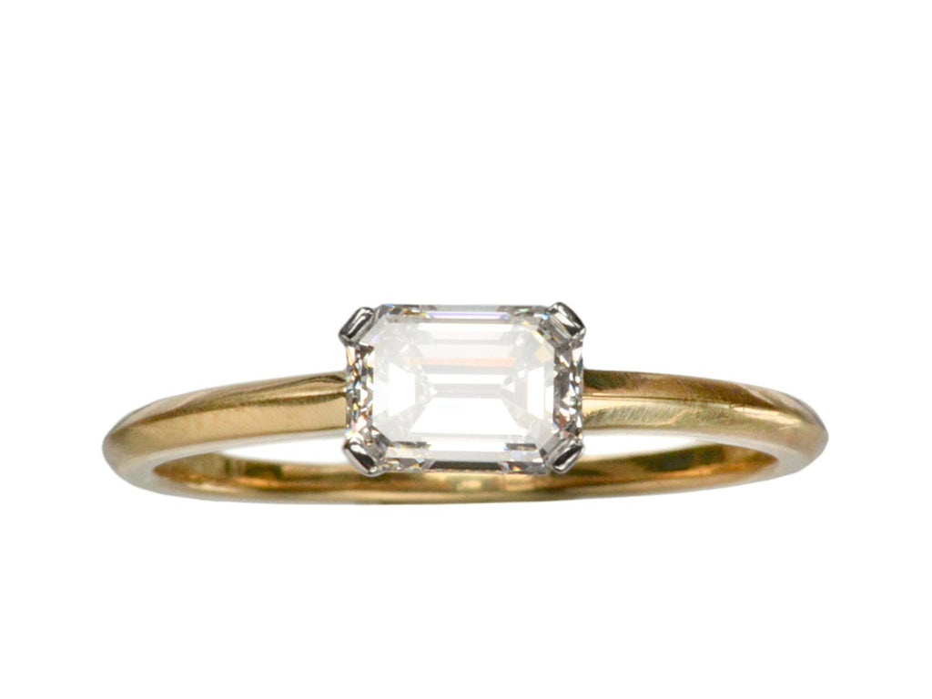 EB 0.75ct East-West Emerald (on white background)