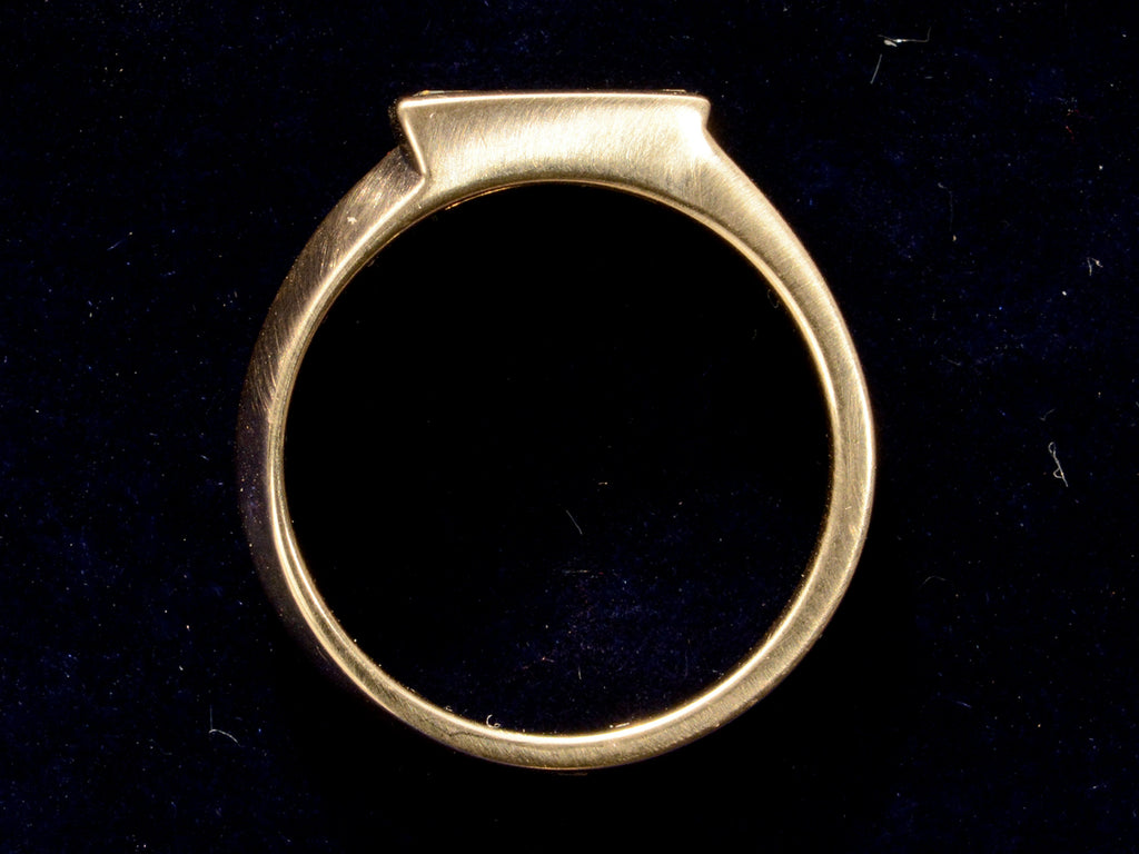 EB 0.76ct Baguette Ring (profile view)